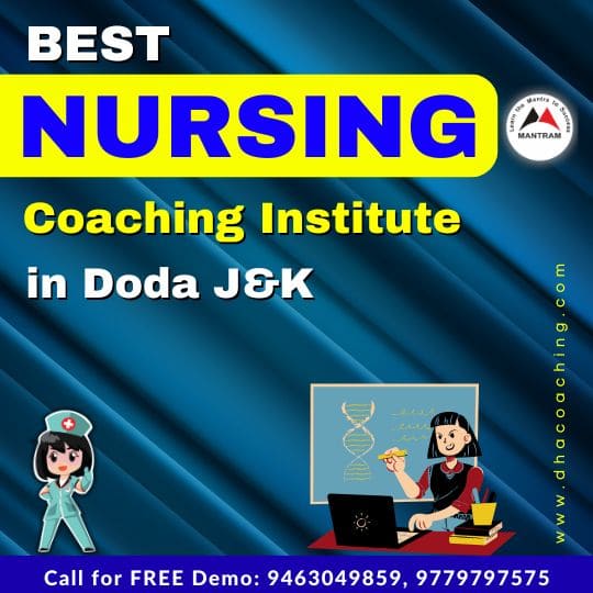 Best Nursing Coaching Institute in Doda J&K