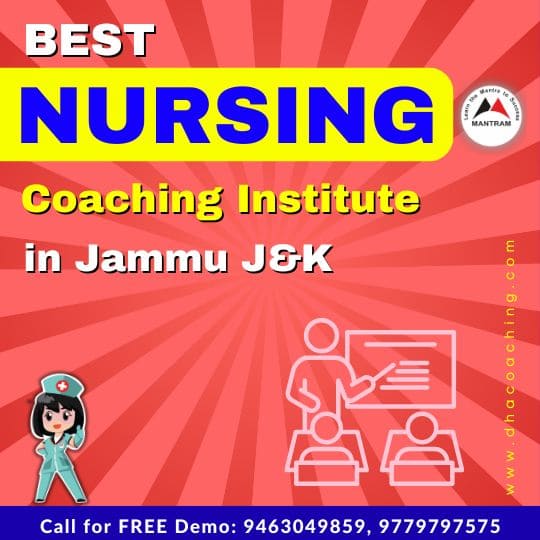 Best Nursing Coaching Institute in Jammu J&K