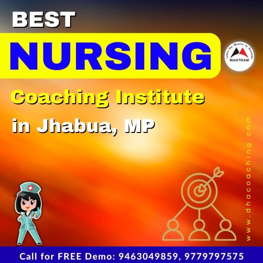 Best Nursing Coaching Institute in Jhabua MP