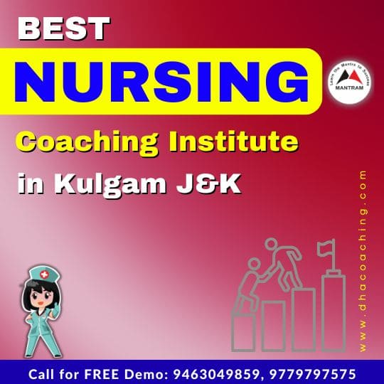 Best Nursing Coaching Institute in Kulgam J&K