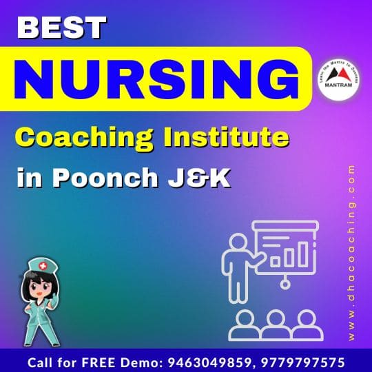 Best Nursing Coaching Institute in Poonch J&K