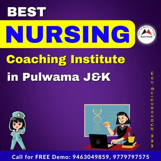 Best Nursing Coaching Institute in Pulwama J&K