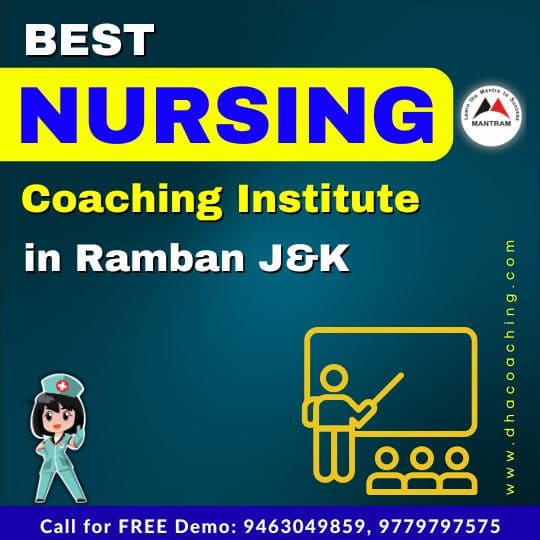 Best Nursing Coaching Institute in Ramban J&K