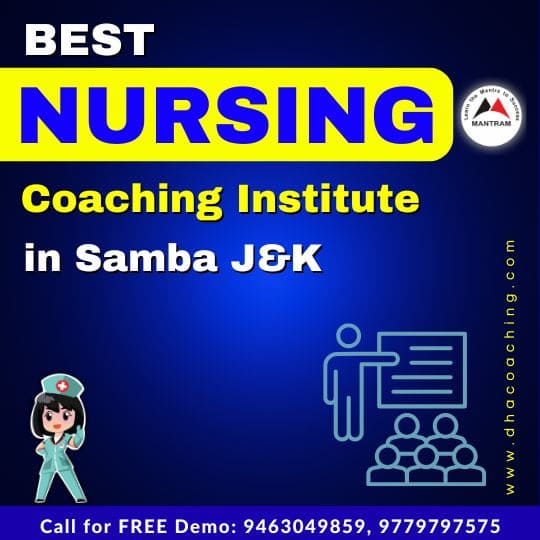 Best Nursing Coaching Institute in Samba J&K
