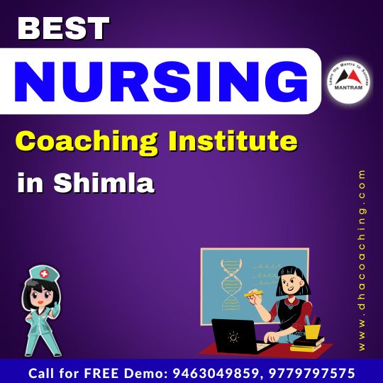 Best Nursing Coaching Institute in Shimla
