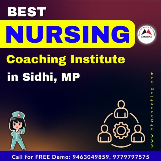 Best Nursing Coaching Institute in Sidhi MP