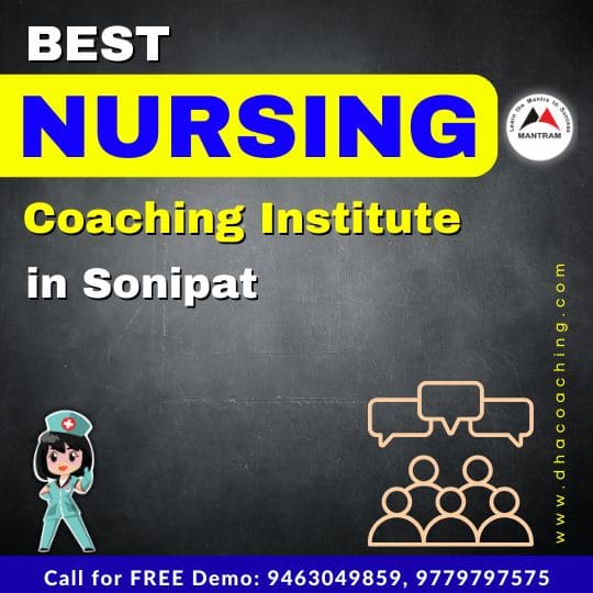 Best Nursing Coaching Institute in Sonipat