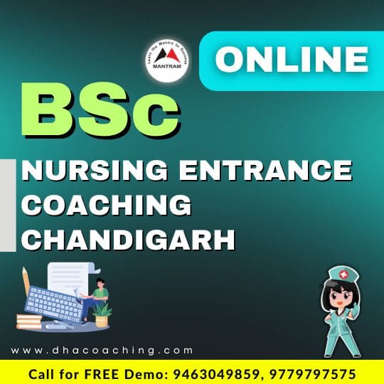 Online BSc Nursing Entrance Coaching Chandigarh