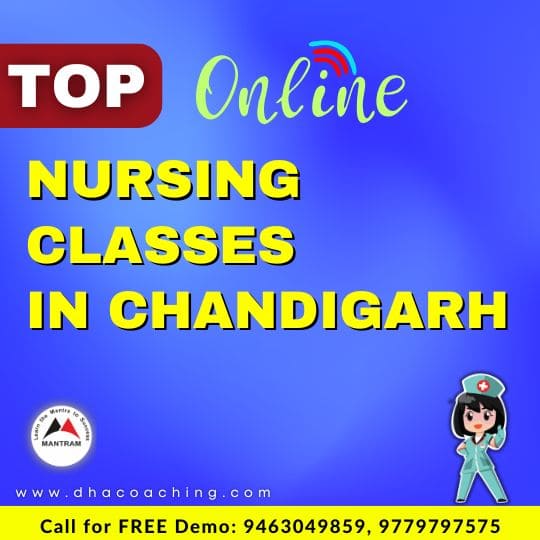 Top Online Nursing Classes Chandigarh